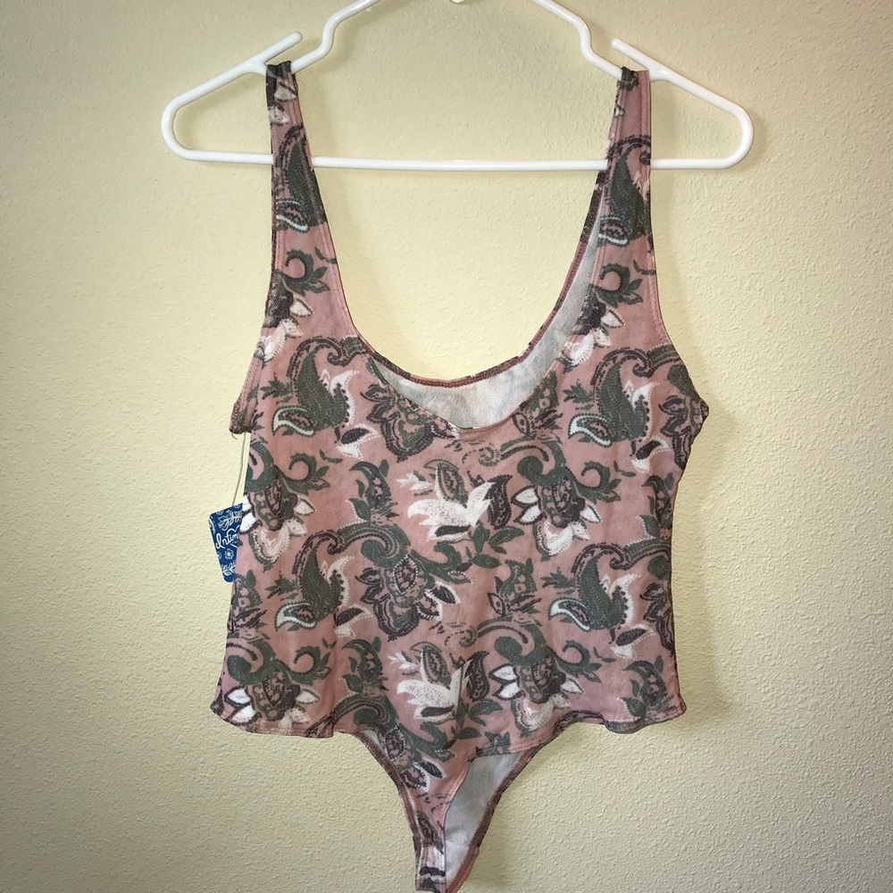 Intimately Free People Freesia Pink Bodysuit Large - Picture 7 of 7